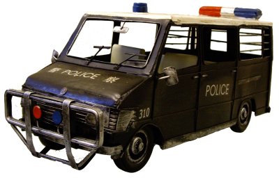 METAL ART POLICE VAN