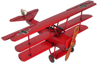 METAL ART RED BARON TRI-PLANE