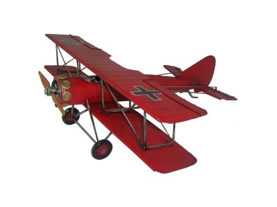 METAL ART RED BARON BI-PLANE