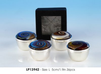 LP13942 GLASS PILLBOX