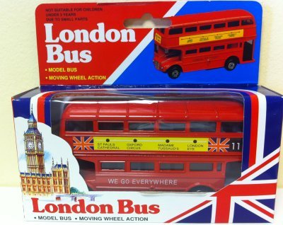 MEDIUM DIECAST BUS