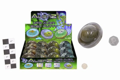 ALIEN BABY UFO PUTTY IN DISPLAY BOX