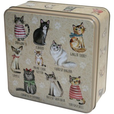 CATS IN JUMPERS TIN 160g ASSTD BISCUITS