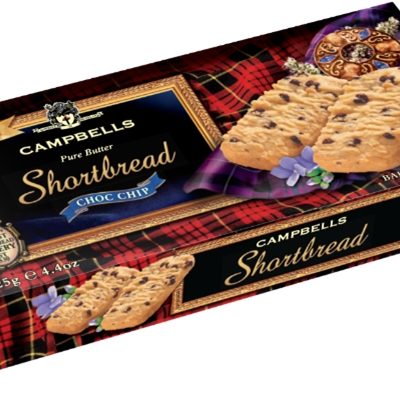 Shortbread 125g Chocolate Chip Fingers