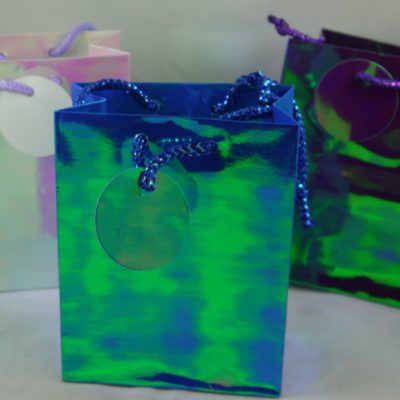 GIFT BAG IRRIDESCENT SMALL