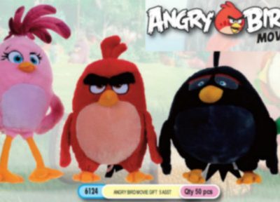 ANGRY BIRD MOVIE MED PLUSH