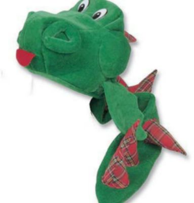 NESSIE HAT & TAIL (RED TARTAN)