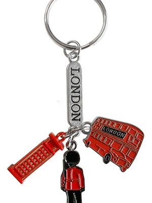 CHARM KEYRING  TELEPHONE/BUS/GUARD