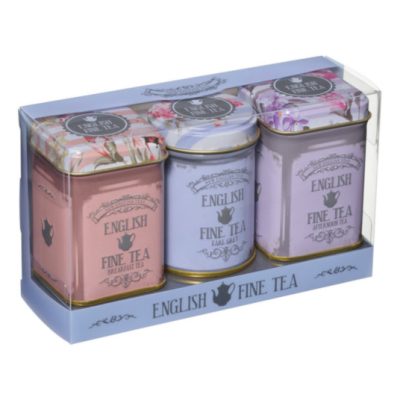 ENGLISH FINE TEA TRIPLE TINS – 70g  LOOSE TEA