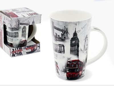 LONDON SCENES BOXED LATTE MUG