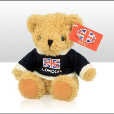 London 15cm UJ Jumper Soft Toy Bear