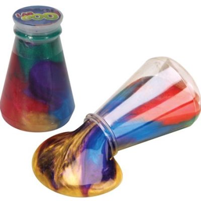 Rainbow Slime in Flask