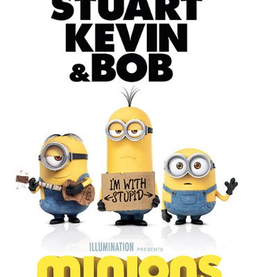 POSTER MINIONS (I’M WITH STUPID)