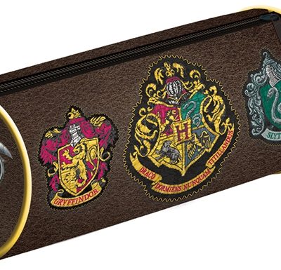 Harry Potter Crests Barrel Pencil Case