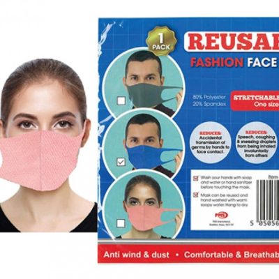 3 ASSTD REUSABLE FACE MASK