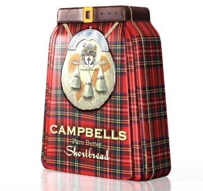 85g Kilt Collection Tin (Kilt shapes)