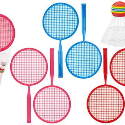 DELUXE BADMINTON SET 3 ASSTD