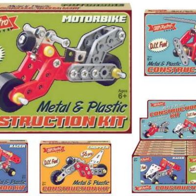 METAL & PLASTIC CONSTRUCTION KIT – 4 ASST “METAL KITS”