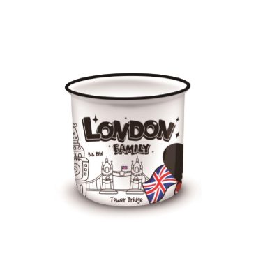 LONDON FAMILY SMALL MUG WHITE