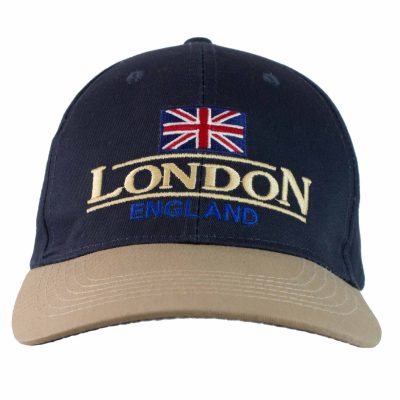 UJ London Eng 2 Lines Cap Navy/Tan