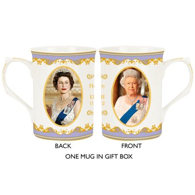 HM QUEEN ELIZABETH II BOXED MUG