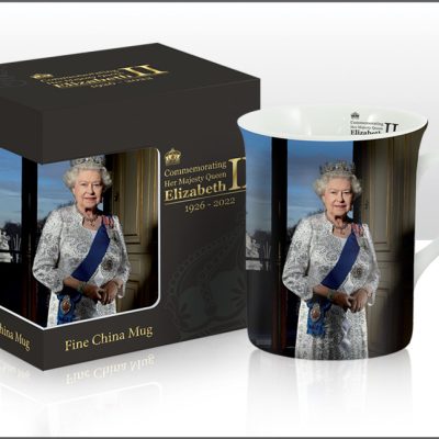 JS QUEEN ELIZABETH II COMM LIPPY MUG