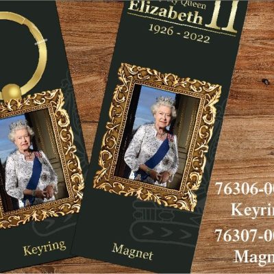 JS QUEEN ELIZABETH II COMM KEYRING