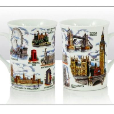 MUG LONDON HISTORICAL COLLAGE