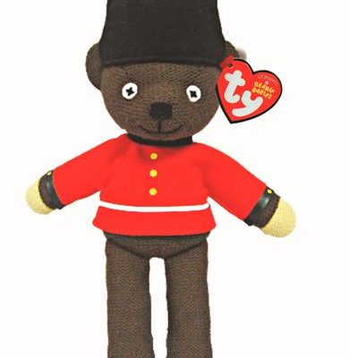 TY BEANIE MR BEAN TEDDY GUARDSMAN