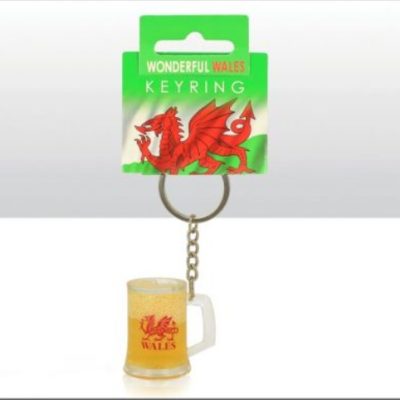 Wales Dragon Mini Tankard  Keyring