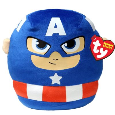 CAPTAIN AMERICA – MARVEL – SQUISHY BEANIE 10″