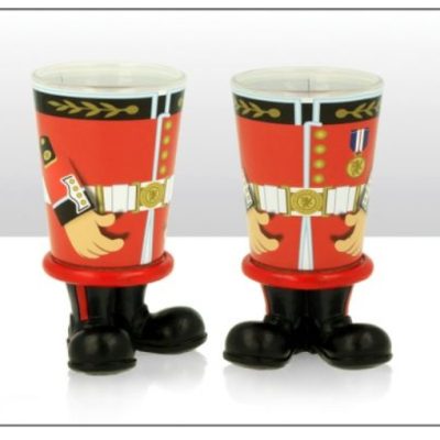 Guardsman with Resin Feet Shot Glass