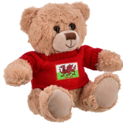 WALES PLUSH BEAR IN JUMPER 20CM