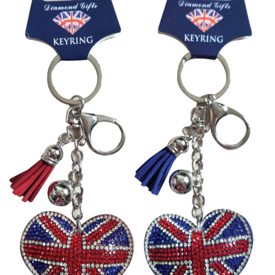 UNION JACK DIAMATE KEYRINGS