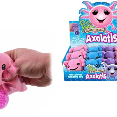 PLUSH JELLY SQUEEZERS AXOLOTL