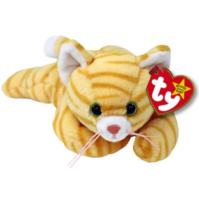 TY BEANIE BABIE – ORIGINAL II – AMBER TABBY CAT